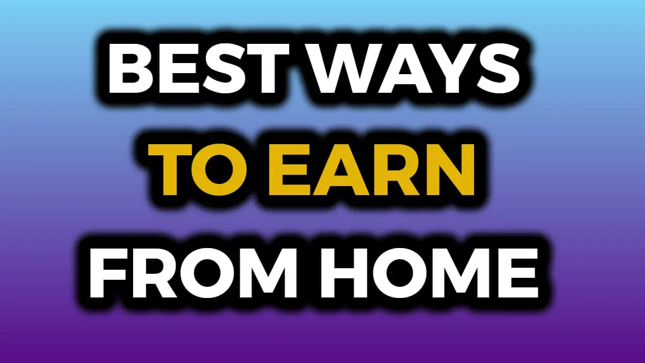 Ways to Make Money Online From Home