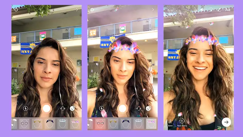 Instagram Filters and Stories Masks.