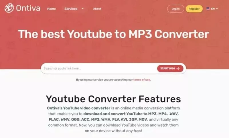 Ontiva YouTube To MP3 Converter