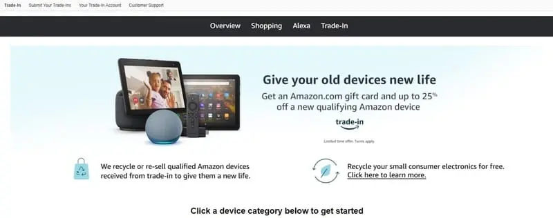 Amazon Trade-In Program