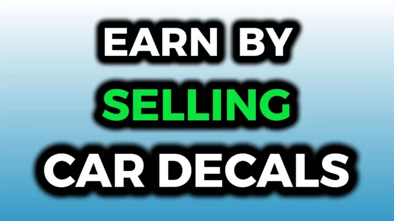 How Much Can You Make Selling Car Decals?